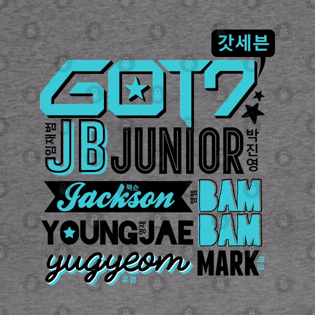 GOT7 Collage by skeletonvenus